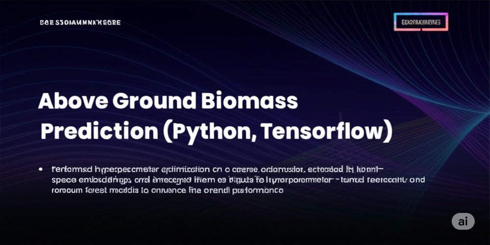 Above ground biomass prediction using sparse autoencoder embeddings with neural networks and random forests