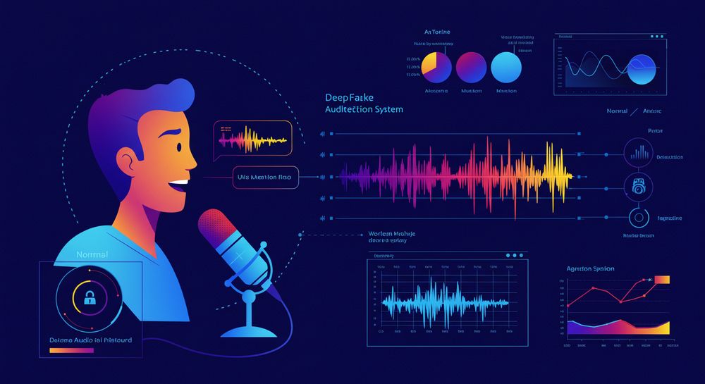 Deepfake audio detection system using Librosa preprocessing and TensorFlow classification